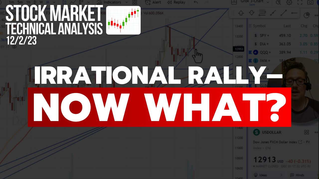 Insane Bull Run – But What's Next? - Stock Market Technical Analysis 12/2/23