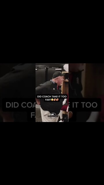 Did the coach take it too far??