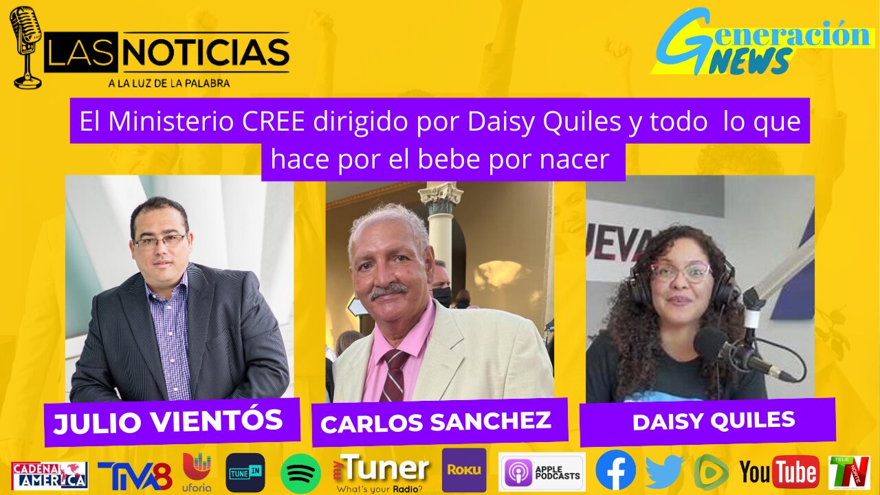 El Ministerio CREE dirigido por Daisy Quiles y todo lo que hace por el bebe por nacer (1ra parte)