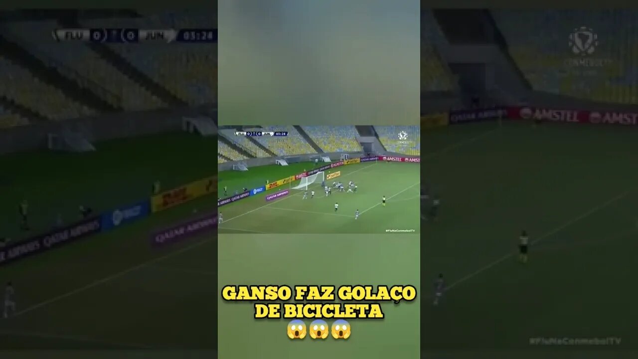 RAPAZ!!! OLHA O GOLAÇO DE BICICLETA DO GANSO l VOLTANDO A JOGAR MUITA BOLA😱😱😱