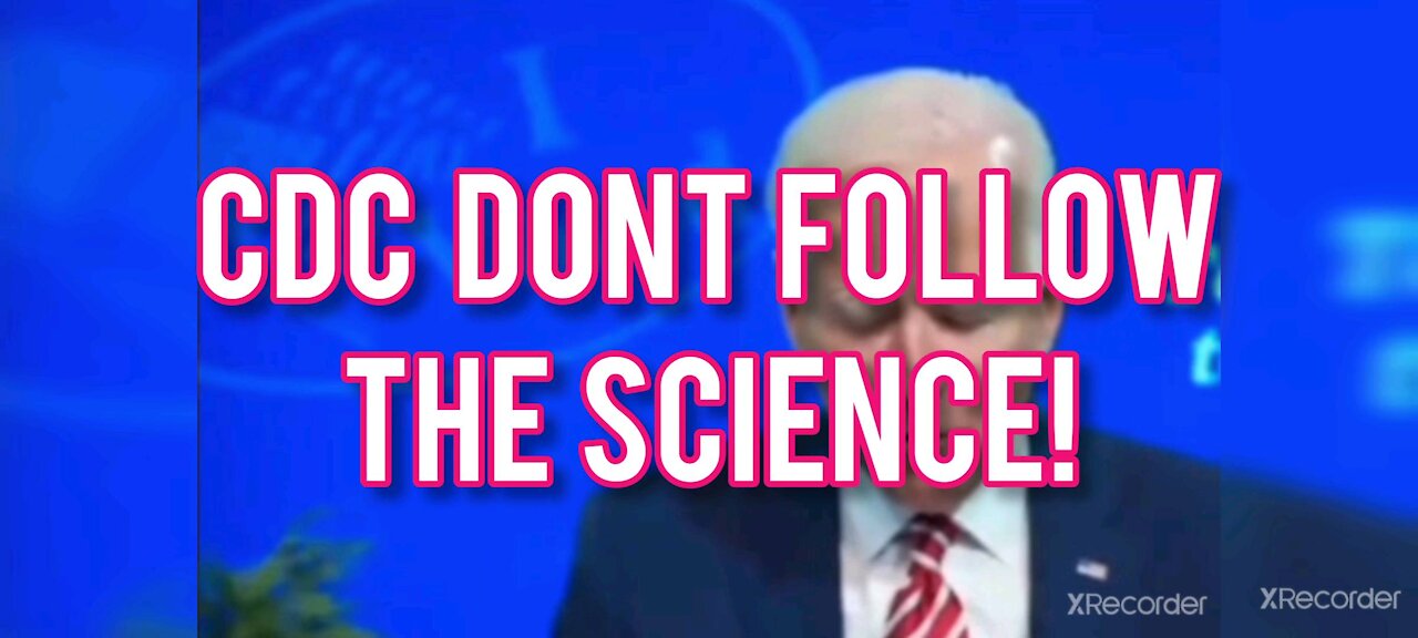 Doctor goes TUCKER TIME ON CDC NOT FOLLOWING THE SCIENCE!