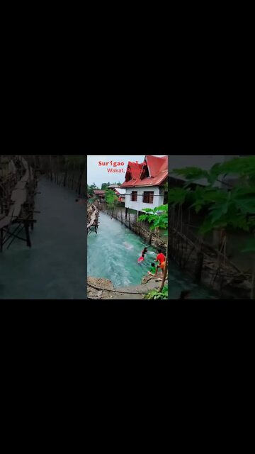 Clearest down town river in Surigao!