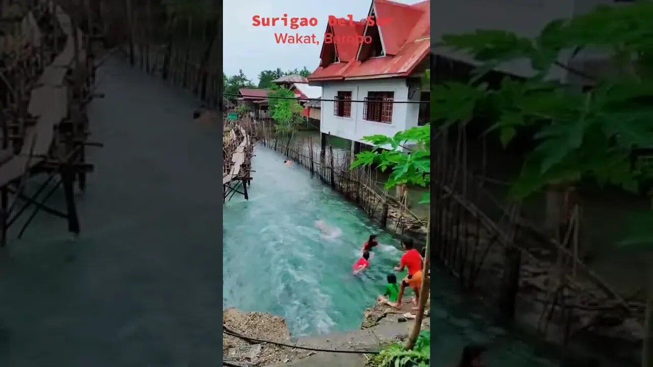 Clearest down town river in Surigao!