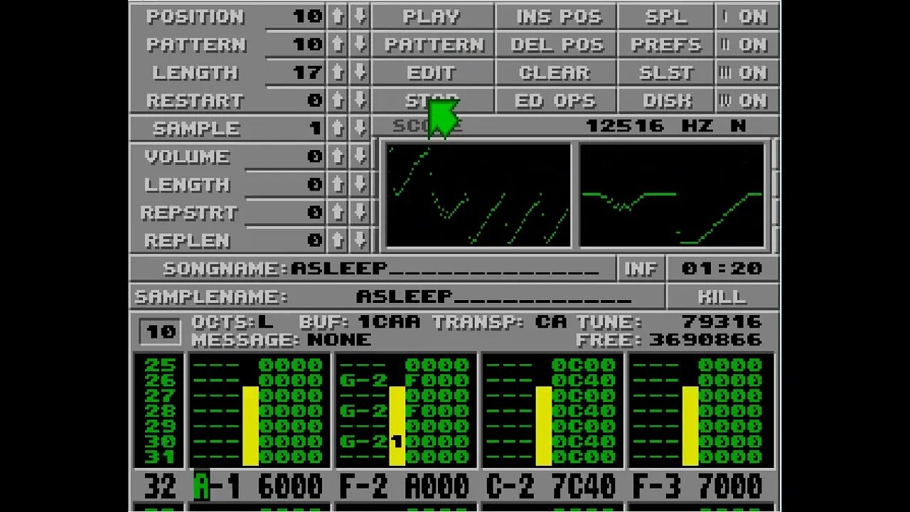 Atari ST Protracker Mods - Asleep
