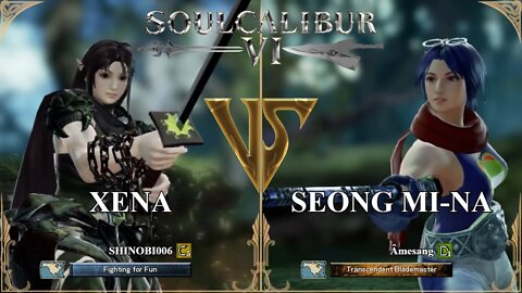 Xena (SHINOBI006) VS Seong Mi-na (Âmesang) (SoulCalibur™ VI: Online)