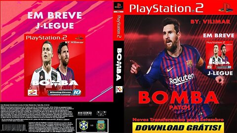 BOMBA PATCH 2020 PS2 VERSÃO SETEMBRO BRASILEIRÃO 100% ATUALIZADO DOWNLOAD GRÁTIS !