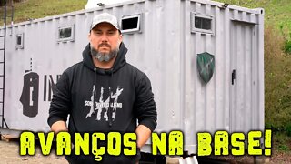 Construímos uma escada marinheiro de METAL! - Base Container Ep.9