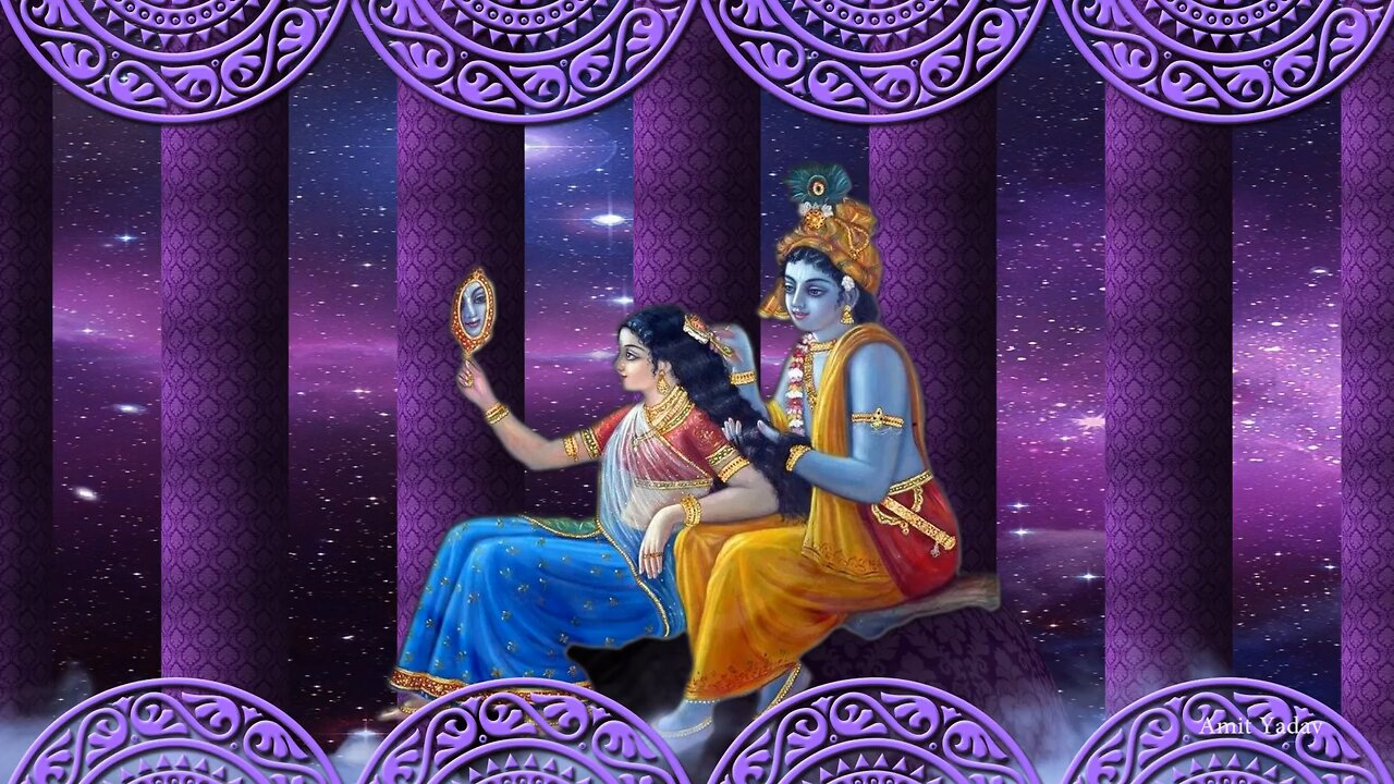 Lord Krishna Animation video with flute music