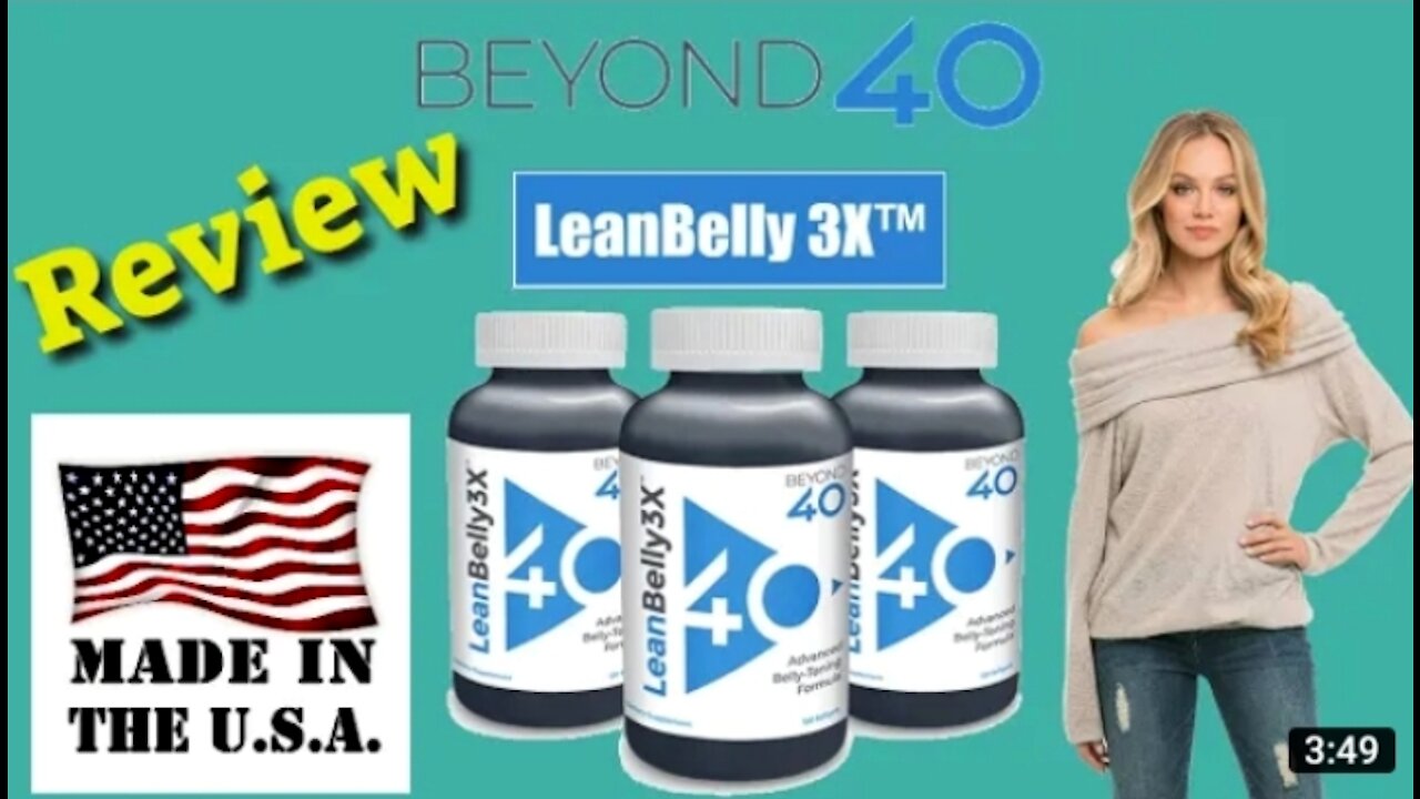 Lean Belly 3x Supplement Reviews - The Beyond 40 Weight Loss Supplement