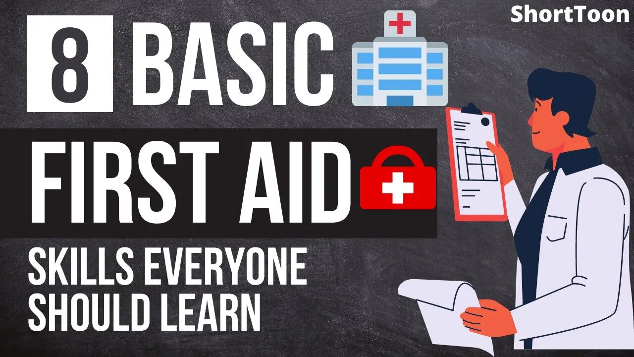 8 Basic First Aid Skills Everyone Should Learn - ShortToon - #shorts