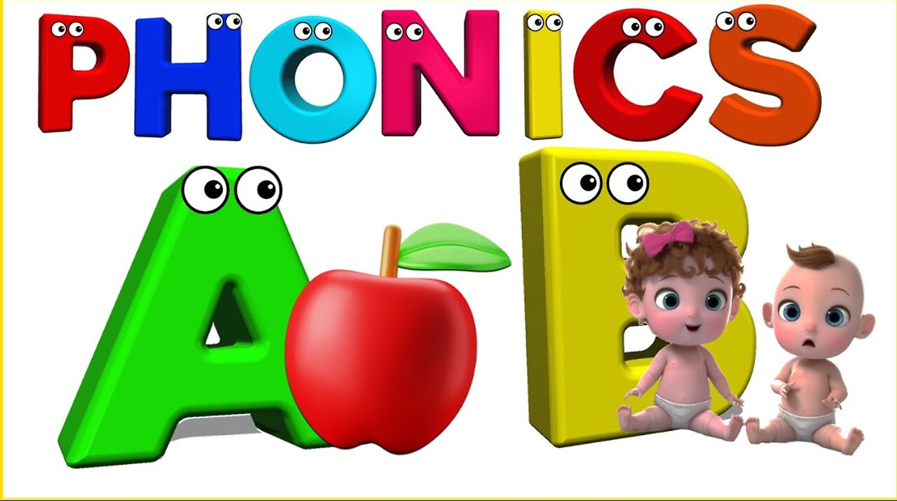 Phonics Song for Toddlers | A for Apple | Phonics Sounds of Alphabet A to Z | ABC Phonic Song