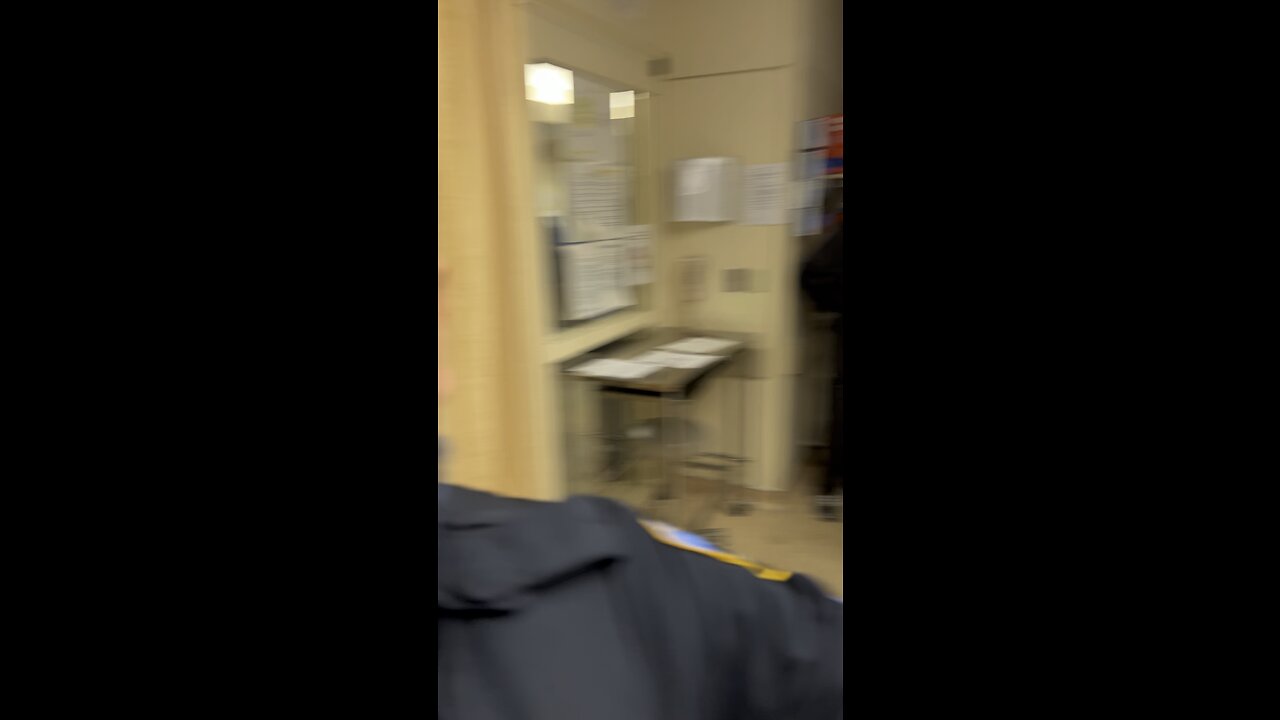 Hospital police deny patient leave hospital