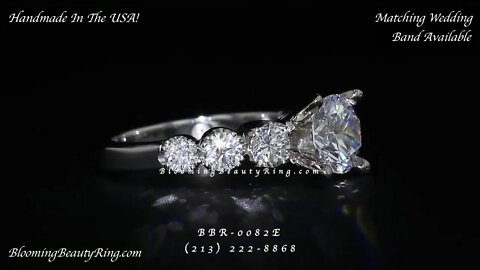 BBR 0082E 7 Stone Diamond Engagement Ring Video