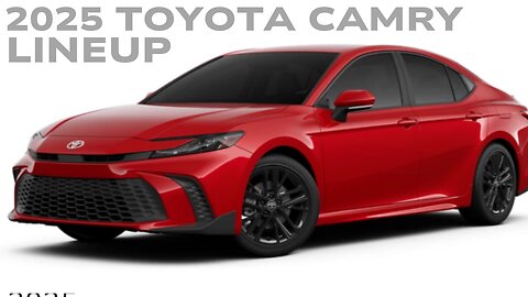 2025 Toyota Camry lineup