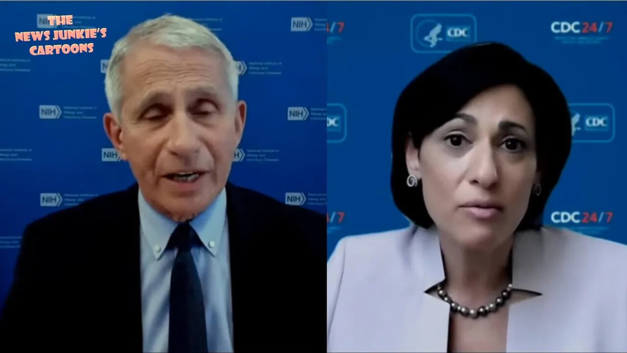 Fauci and Walensky were asked about the maskless gathering at the White House.