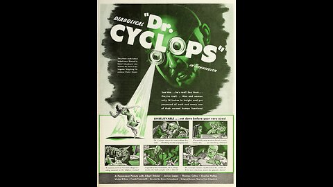 Grindhouse Favorite; DR. CYCLOPS, 1940, in Technicolor