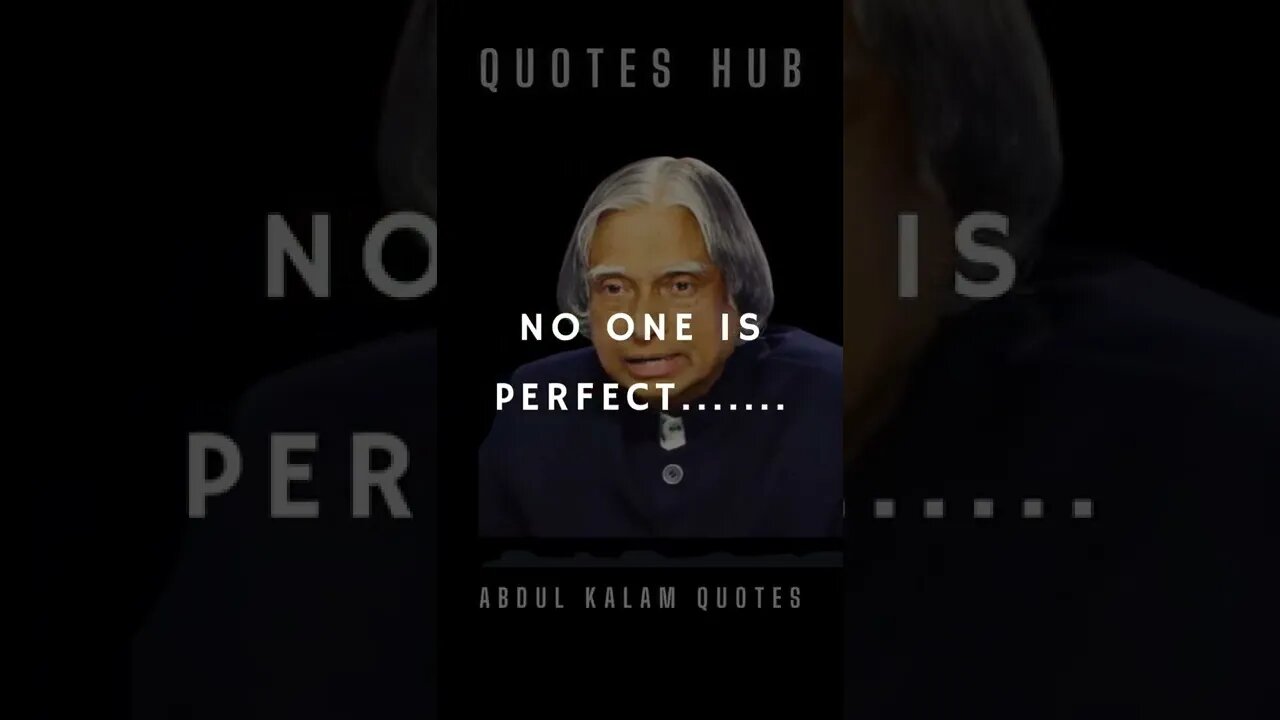 One of the Most Inspiring Quotes from APJ Abdul Kalam || #quotes || #shorts