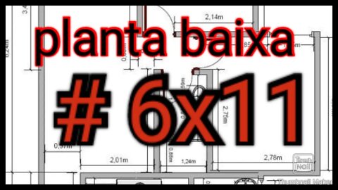 planta baixa 6x11