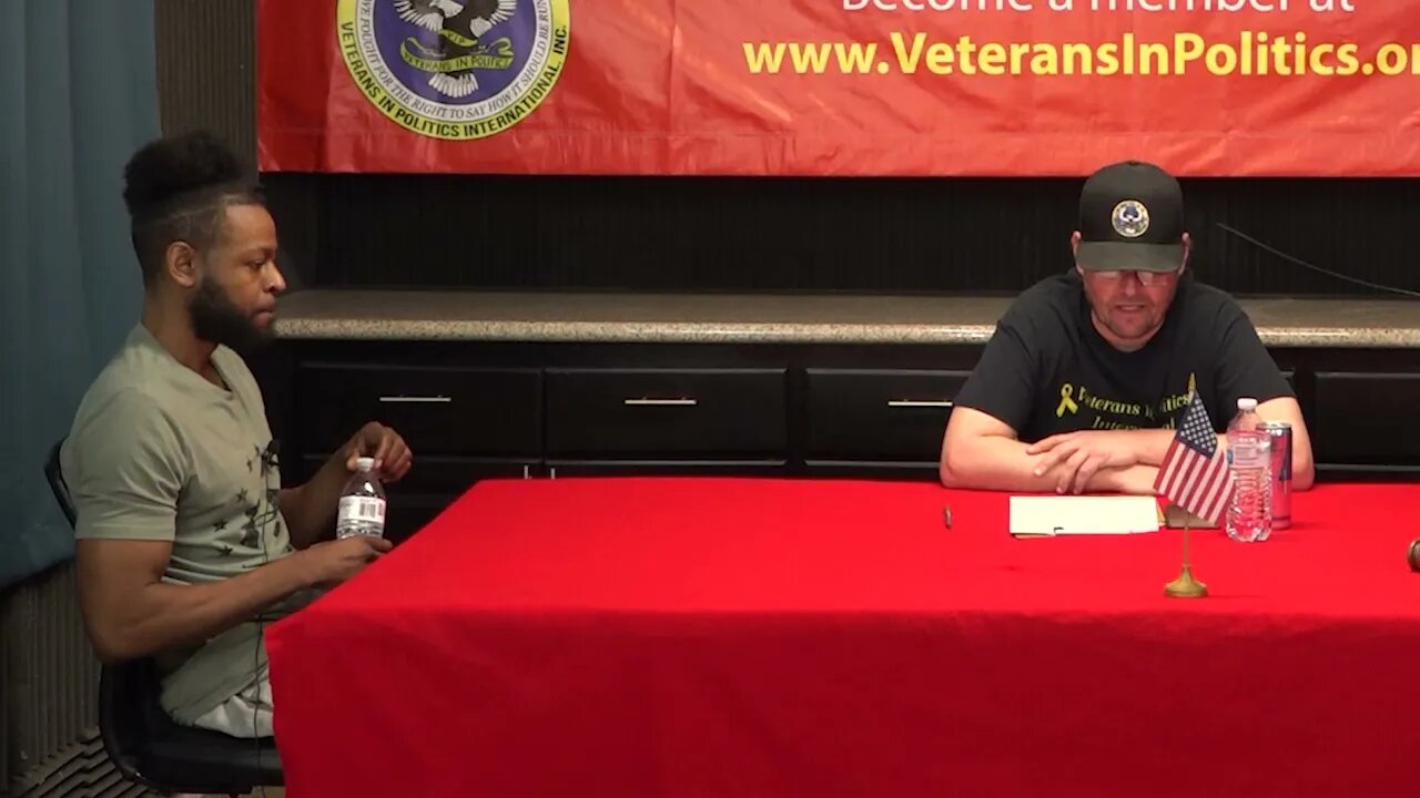 Isaac Ford Targeted because he is a black Republican on Veterans In Politics Video Internet talkshow