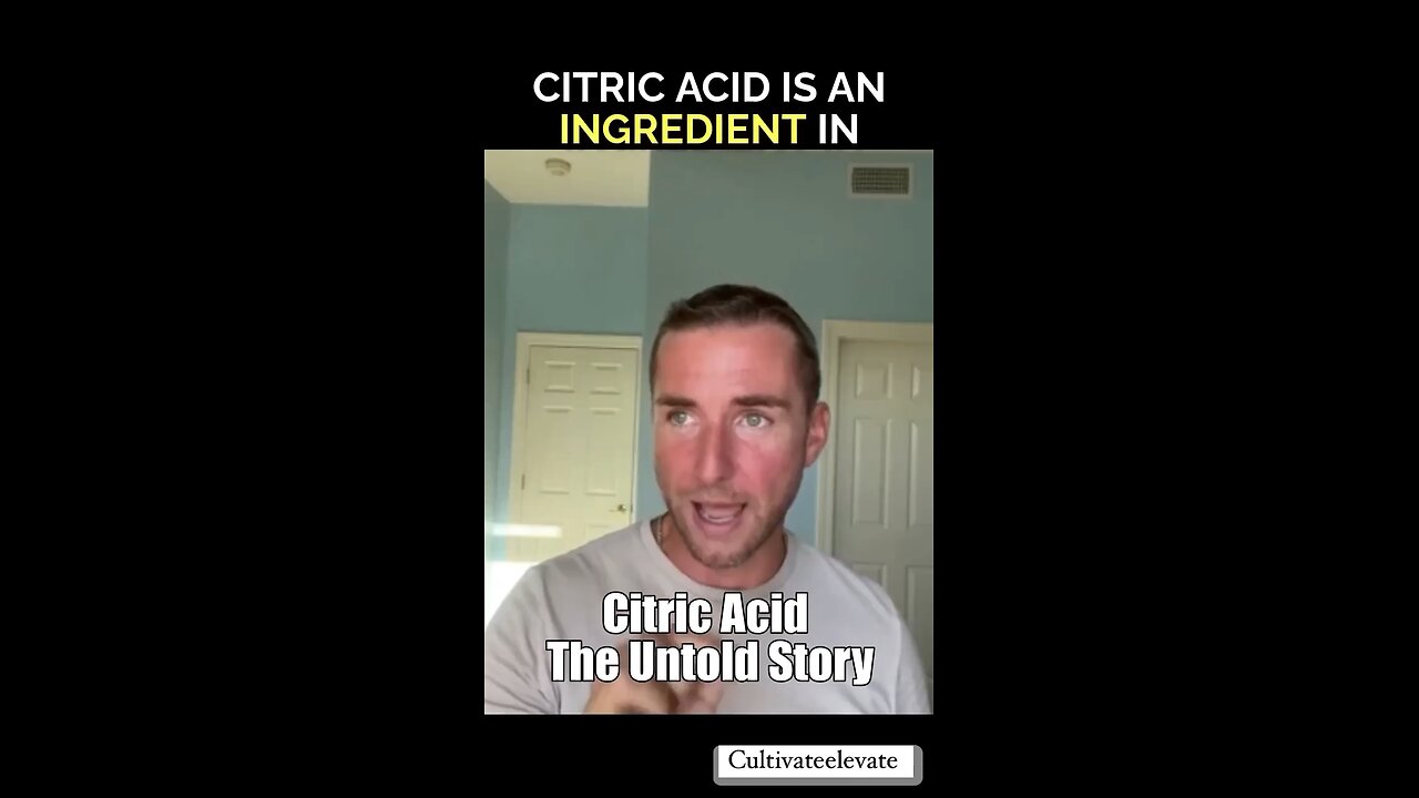 Cultivate Elevate and Citric Acid