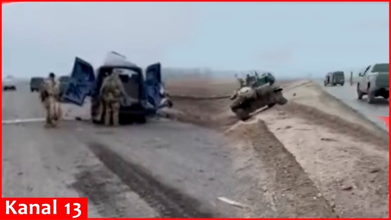 After the ambush, the Ukrainian military convoy said that "the Russians could not kill us again."