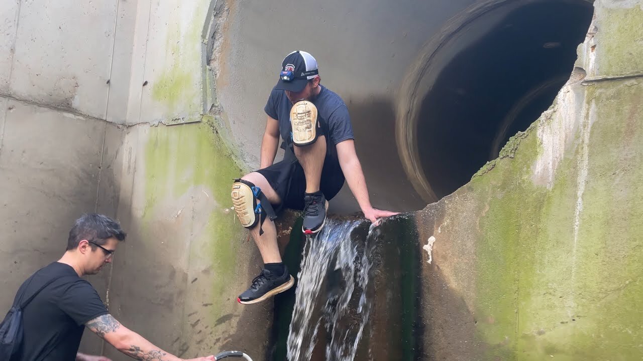 Hidden Rooms Discovered Behind A Waterfall In Underground Catacomb Tunnels