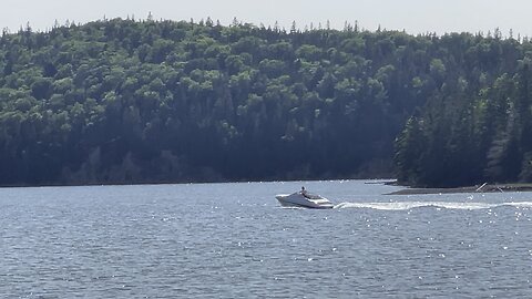 On The Bra d’Or Lakes In Cape Breton Island