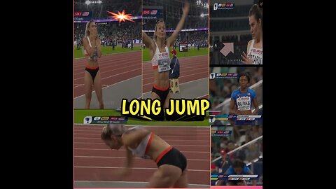 Long Jump. Match Europe - USA