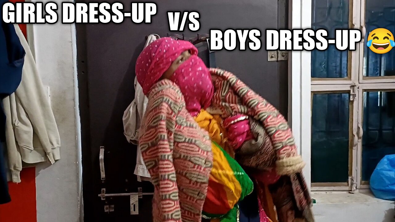 Girls dress-up VS boys dress-up in summer 😂