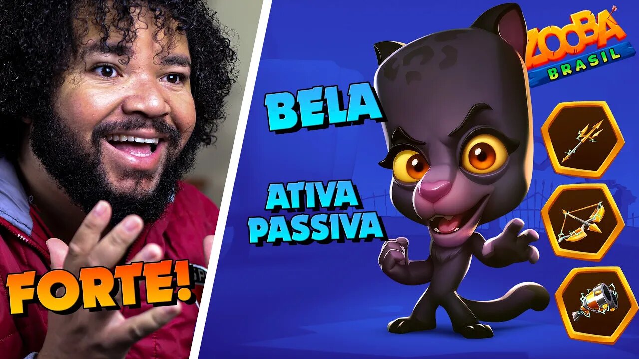 NOVO PERSONAGEM "BELA A PANTERA" ATIVA PASSIVA E MAIS TEORIAS ZOOBA: Jogo de Batalha Animal