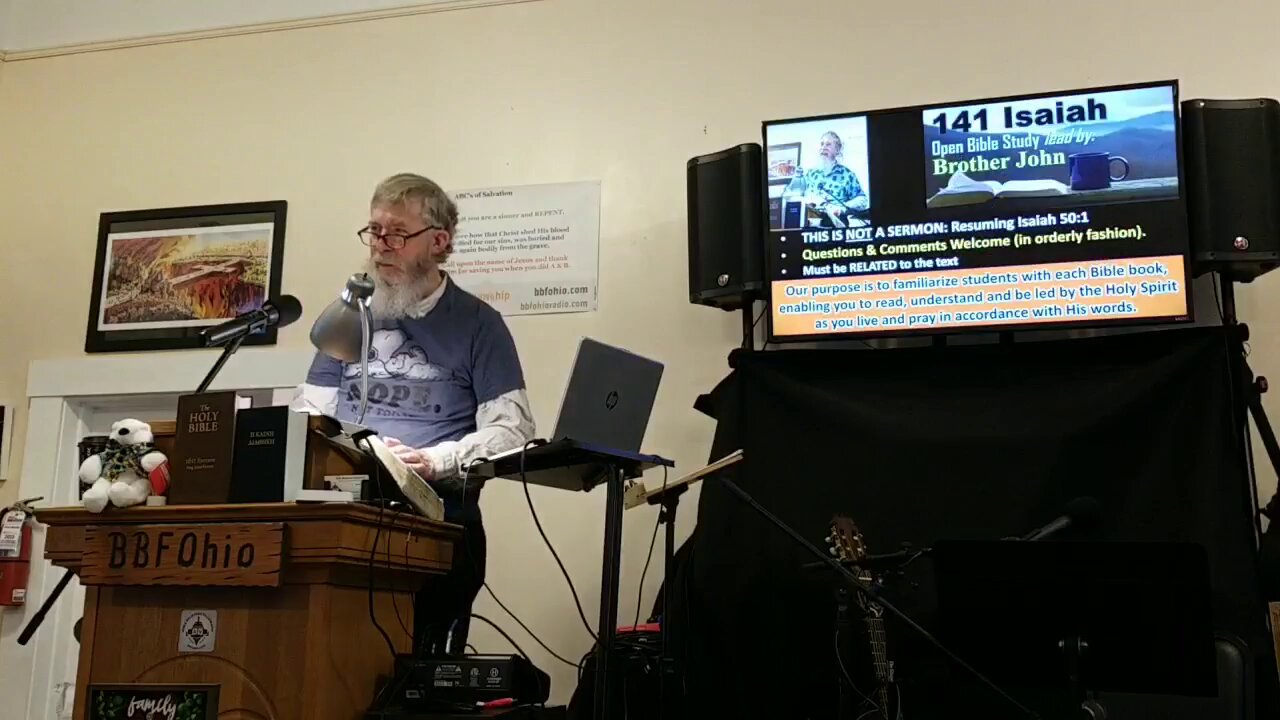 Isaiah 50:1-3 WEBCAST
