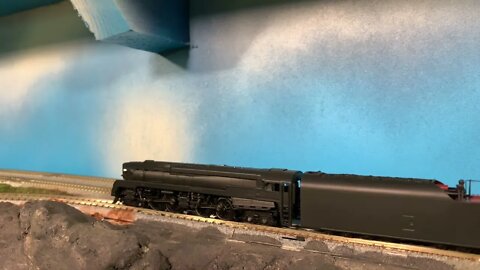 N Scale BNSF and Steamer meet up