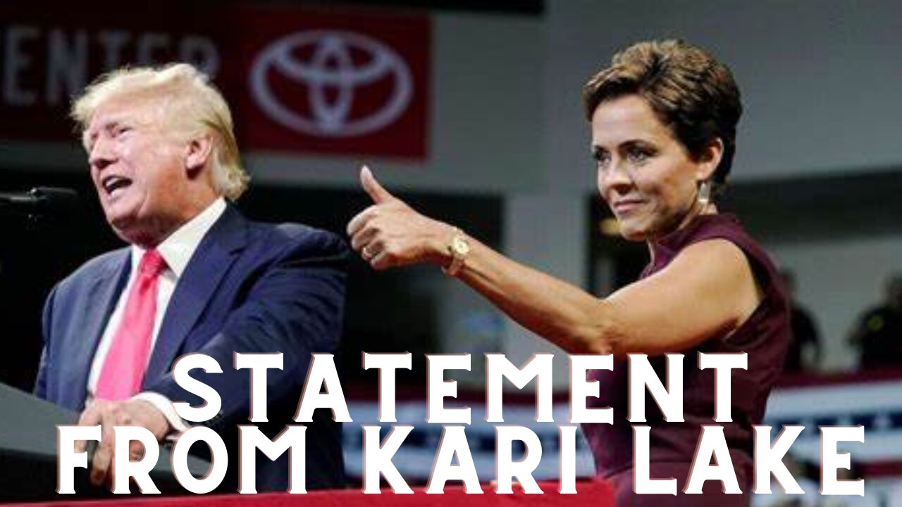 Trumps Indictment | Statement from Kari Lake