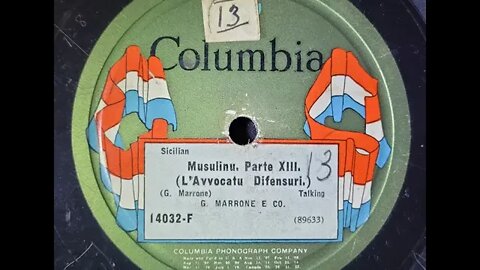 G. Marrone - Musulinu Parte XIII, XIV