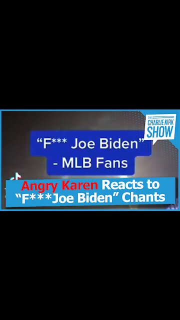 Angry Karen Reacts to “F***Joe Biden” Chants