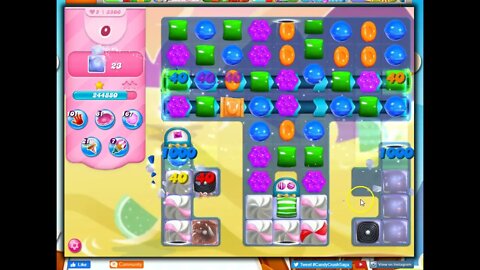 Candy Crush Level 3800 Talkthrough, 25 Moves 0 Boosters