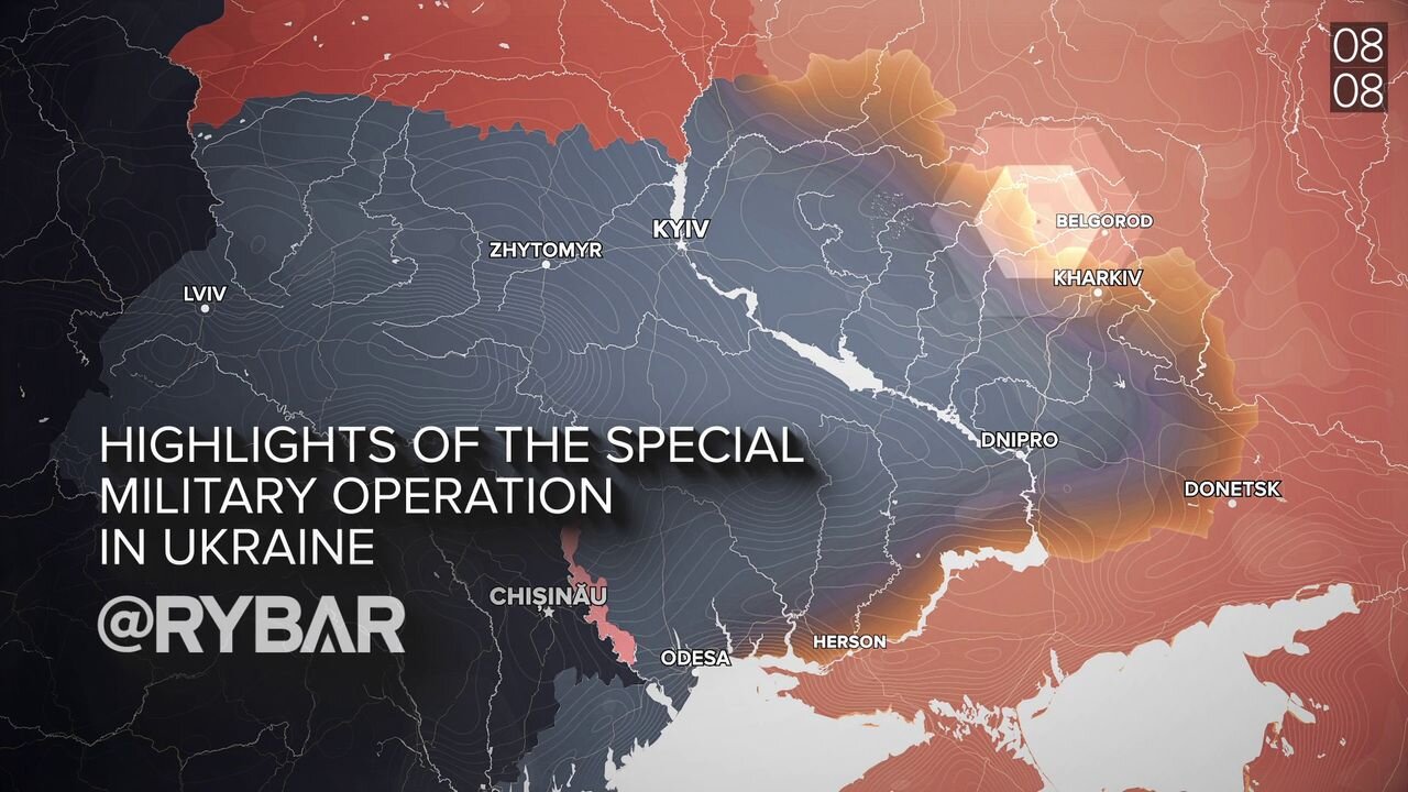 Highlights of Russian Military Operation in Ukraine on August 8