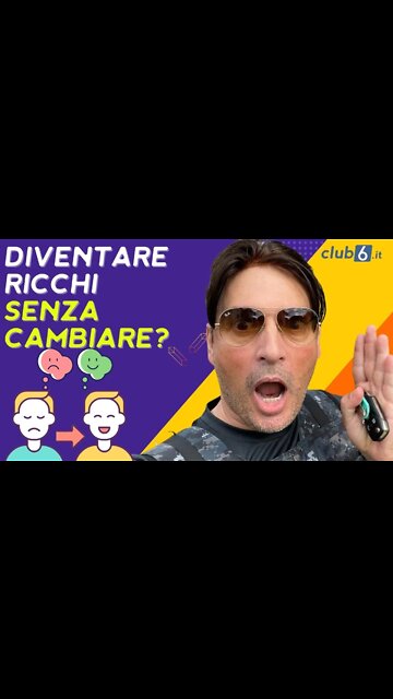 Tutti vogliono essere ricchi, ma senza fare qualcosa a riguardo