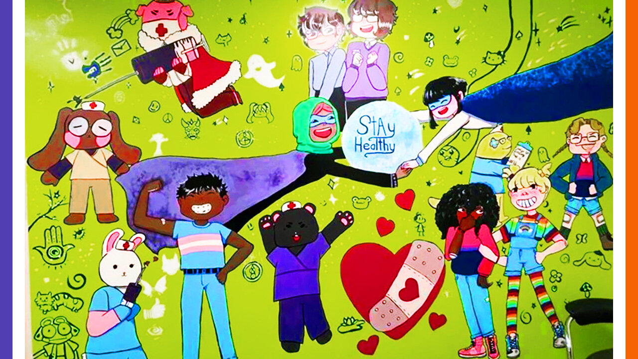 Evil Mural At Michigan Middle School