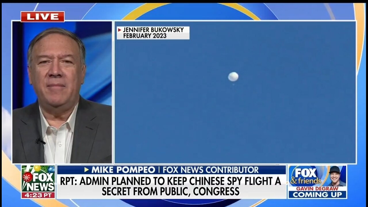 Biden Admin Tried To Cover Up Chinese Spy Balloon Out Of Sheer Embarrassment: Pompeo