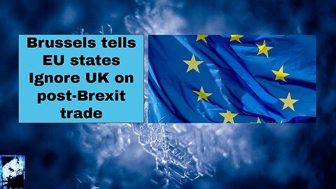 Brussels tells EU states Ignore UK on post Brexit trade