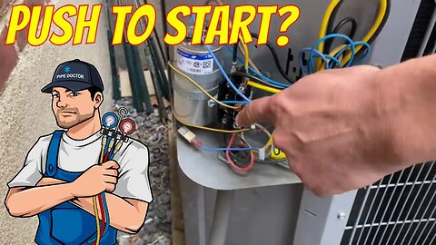 Homeowner Pushes Magical Button on Central AC Outdoor Unit 😱 How to Wire Air Handler & Thermostat