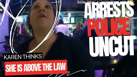 Entitled Karen Thinks She is Above The Law, Slaps Bartender