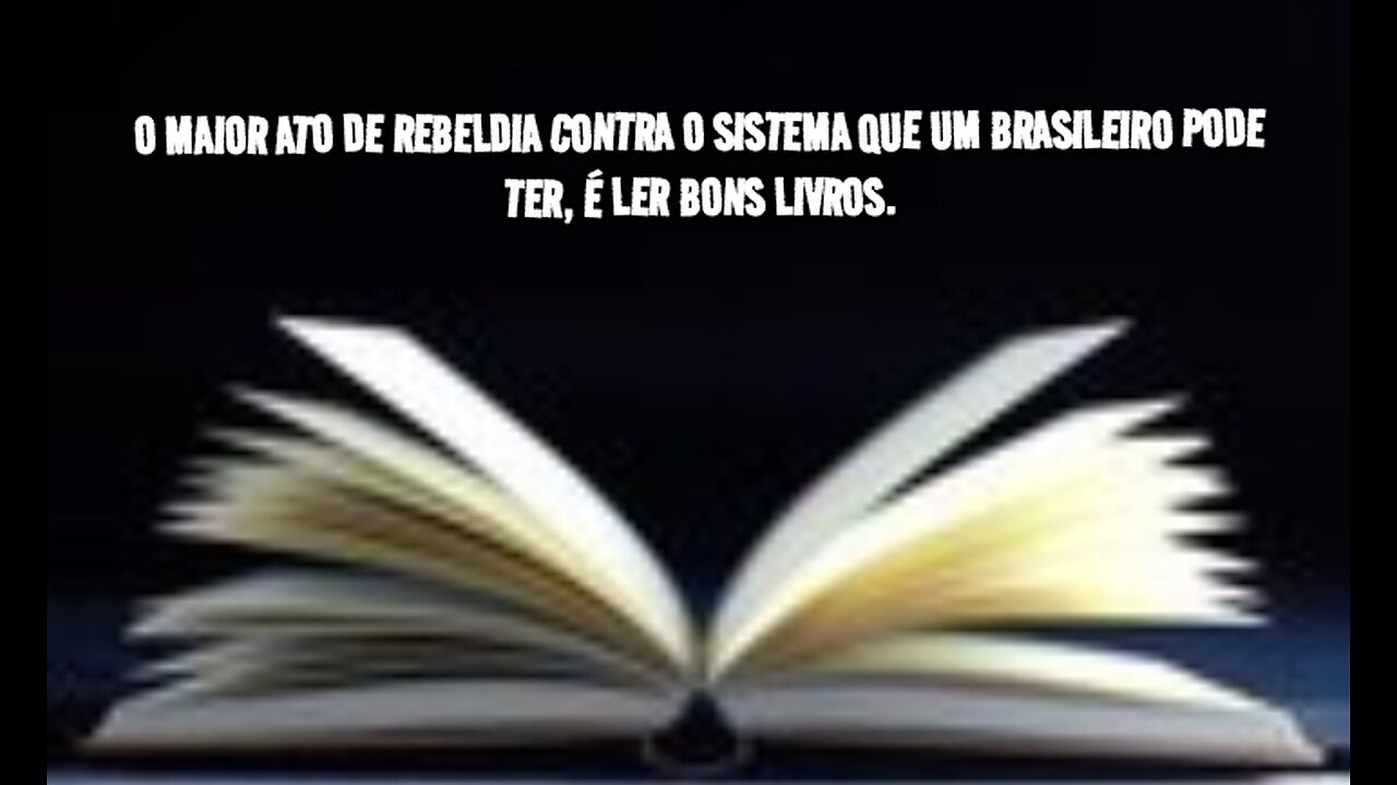 RISOFLORA: o maior ato de rebeldia contra o sistema que um brasileiro pode ter, é ler bons livros.