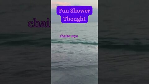Beach Brainwaves! 🌊 Unexpected Shower Thought Revealed! @AmbientNoiseCo. #showerthoughts #beach