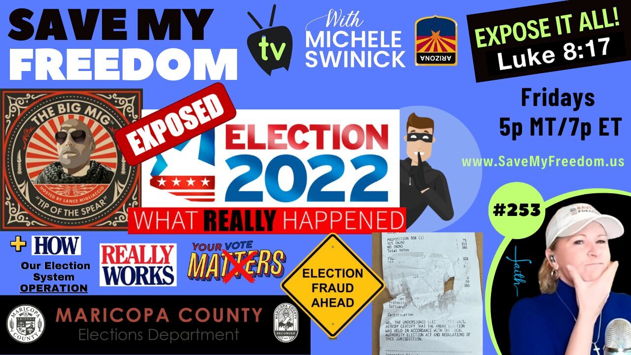 Save My Freedom: The Great Deception: How the Election System Operation Controls Our Fate | LIVE @ 3pm ET