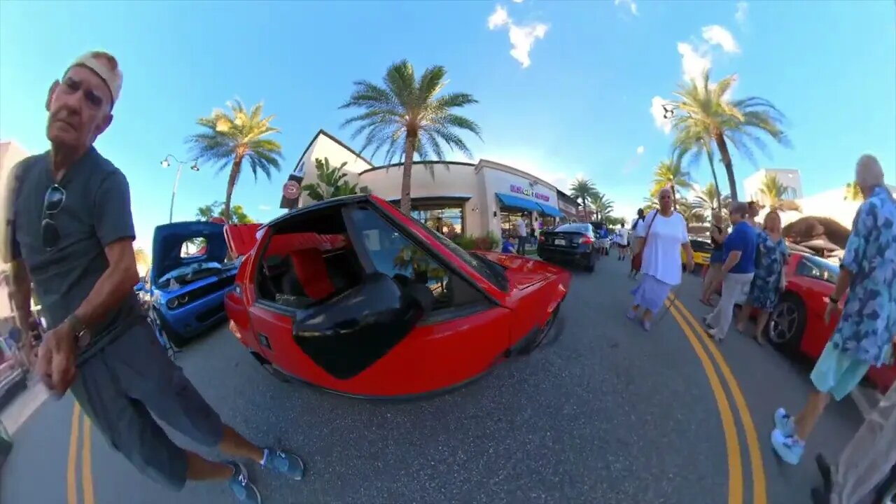 1987 Fiat Bertone - Promenade at Sunset Walk - Kissimmee, Florida #classiccars #insta360