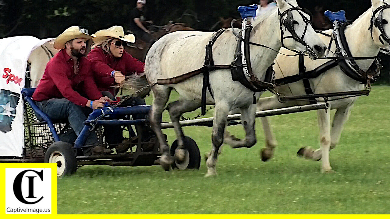 Muley Wagon Race - The 1836 Chuckwagon Races 2022 | Sunday