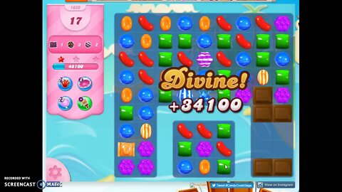 Candy Crush Level 1030 Audio Talkthrough, 2 Stars 0 Boosters