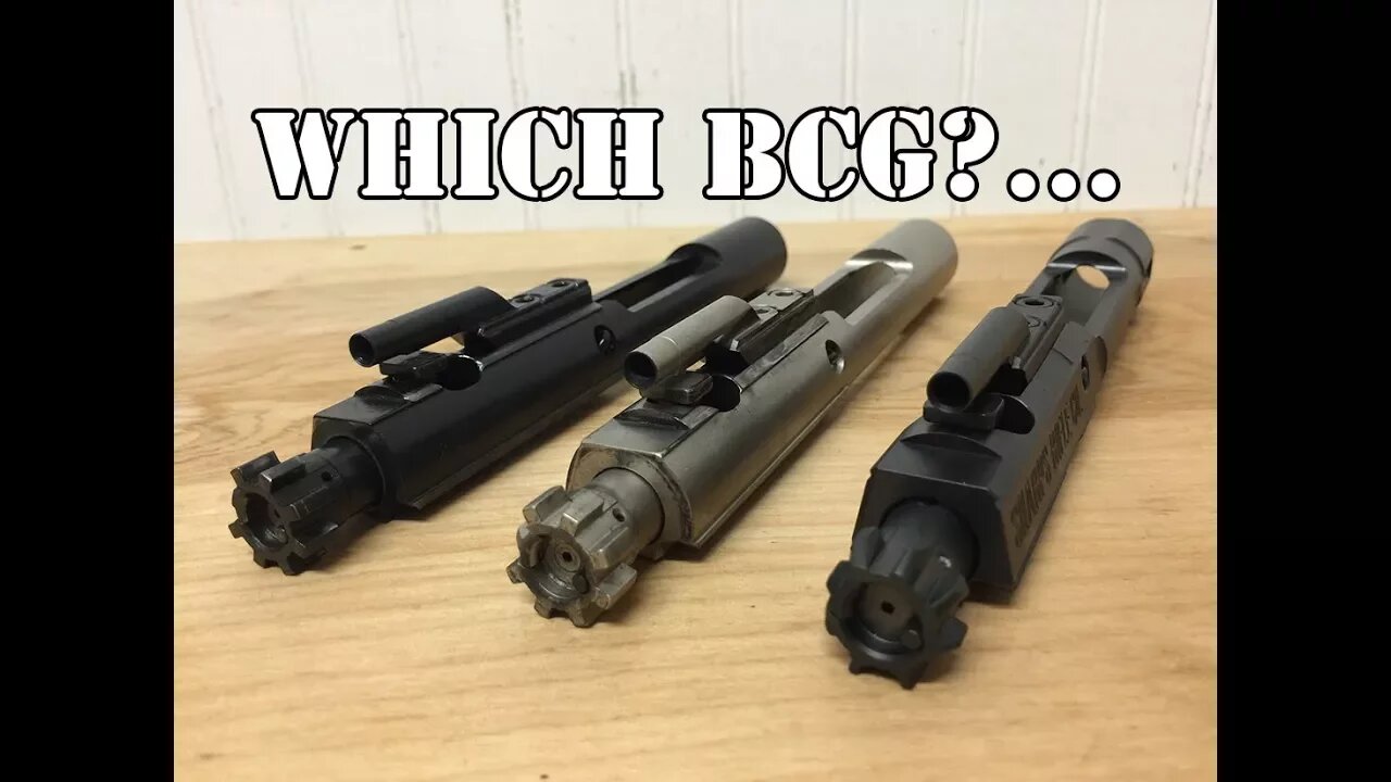 AR 15 BCG's - Original vs Nickel Boron vs Sharps Extreme BCG... Head to Head